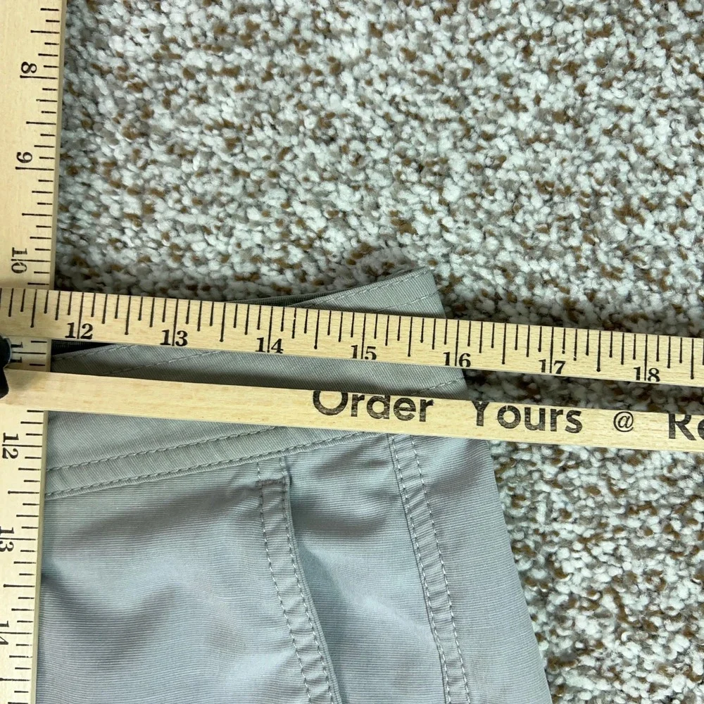 Linksoul Shorts Mens 31 Gray Stretch Golf Casual Utility Pockets Comfort Logo